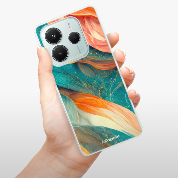 Silikonové pouzdro iSaprio - Xiaomi Redmi Note 14 5G - Abstract Marble
