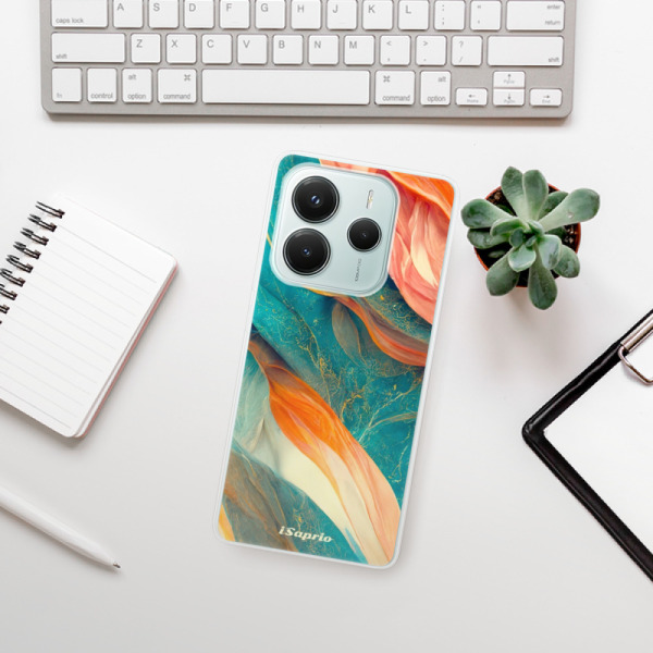 Silikonové pouzdro iSaprio - Xiaomi Redmi Note 14 5G - Abstract Marble