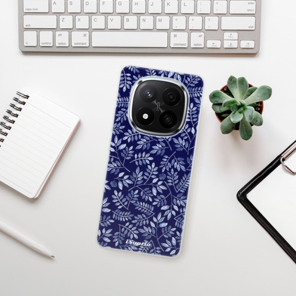 Silikonové pouzdro iSaprio - Xiaomi Redmi Note 14 Pro 5G / Note 14 Pro Plus 5G - Blue Leaves 05