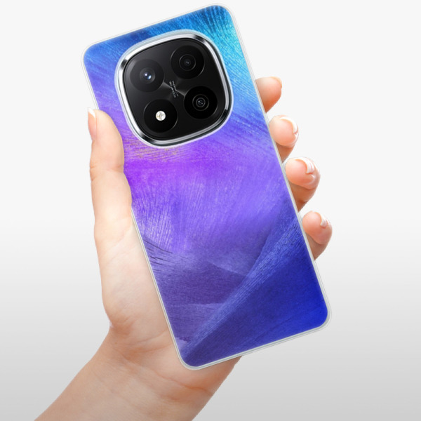Silikonové pouzdro iSaprio - Xiaomi Redmi Note 14 Pro 5G / Note 14 Pro Plus 5G - Purple Feathers