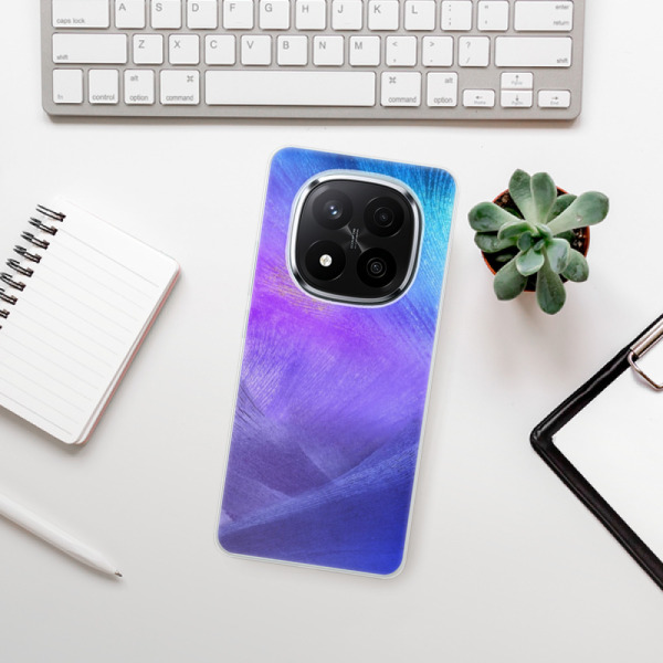 Silikonové pouzdro iSaprio - Xiaomi Redmi Note 14 Pro 5G / Note 14 Pro Plus 5G - Purple Feathers