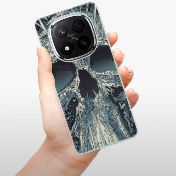 Silikonové pouzdro iSaprio - Xiaomi Redmi Note 14 Pro 5G / Note 14 Pro Plus 5G - Abstract Skull