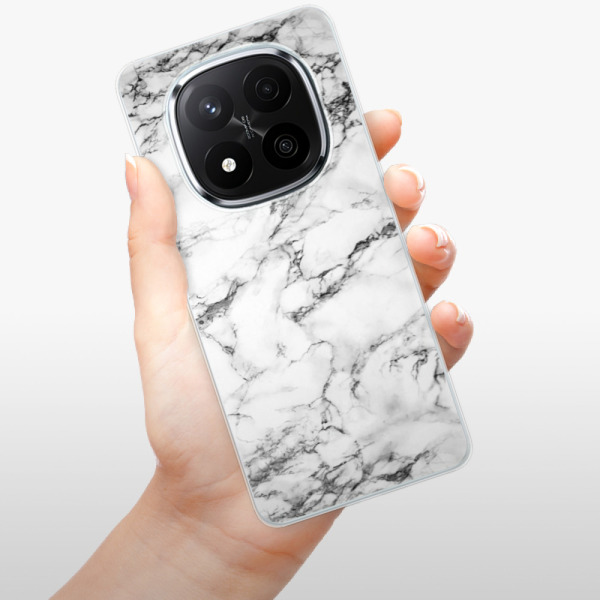 Silikonové pouzdro iSaprio - Xiaomi Redmi Note 14 Pro 5G / Note 14 Pro Plus 5G - White Marble 01