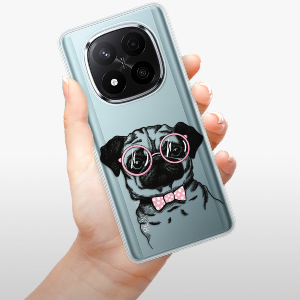 Silikonové pouzdro iSaprio - Xiaomi Redmi Note 14 Pro 5G / Note 14 Pro Plus 5G - The Pug