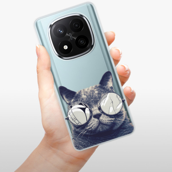 Silikonové pouzdro iSaprio - Xiaomi Redmi Note 14 Pro 5G / Note 14 Pro Plus 5G - Crazy Cat 01