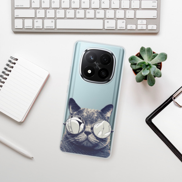Silikonové pouzdro iSaprio - Xiaomi Redmi Note 14 Pro 5G / Note 14 Pro Plus 5G - Crazy Cat 01