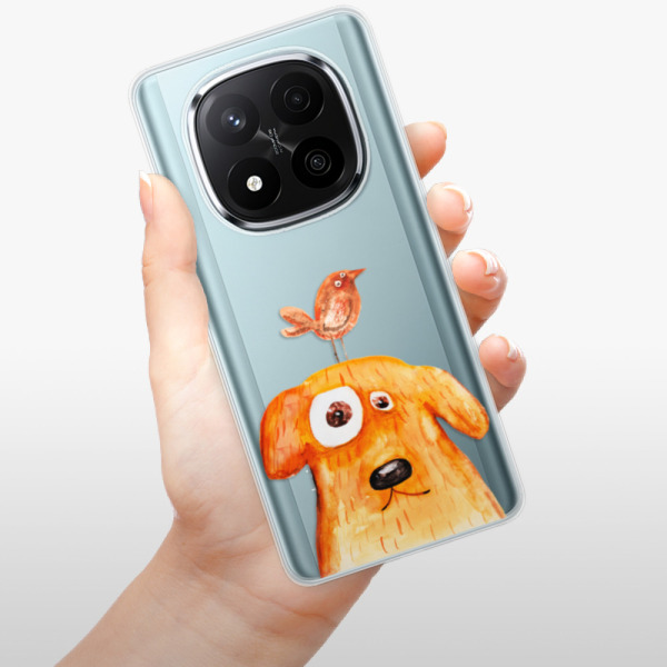 Silikonové pouzdro iSaprio - Xiaomi Redmi Note 14 Pro 5G / Note 14 Pro Plus 5G - Dog And Bird