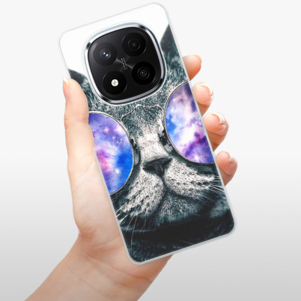 Silikonové pouzdro iSaprio - Xiaomi Redmi Note 14 Pro 5G / Note 14 Pro Plus 5G - Galaxy Cat