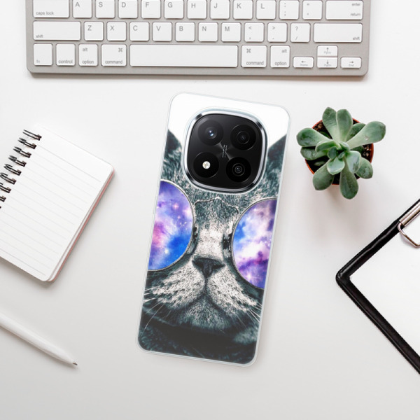Silikonové pouzdro iSaprio - Xiaomi Redmi Note 14 Pro 5G / Note 14 Pro Plus 5G - Galaxy Cat