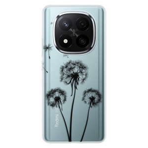 Silikonové pouzdro iSaprio - Xiaomi Redmi Note 14 Pro 5G / Note 14 Pro Plus 5G - Three Dandelions - black