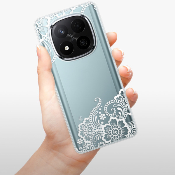 Silikonové pouzdro iSaprio - Xiaomi Redmi Note 14 Pro 5G / Note 14 Pro Plus 5G - White Lace 02