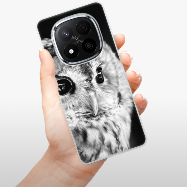 Silikonové pouzdro iSaprio - Xiaomi Redmi Note 14 Pro 5G / Note 14 Pro Plus 5G - BW Owl