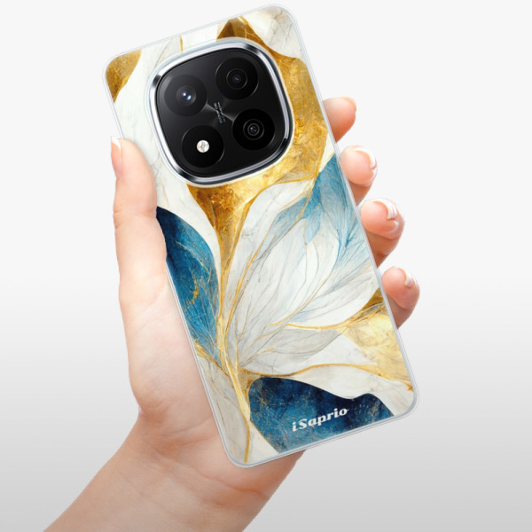 Silikonové pouzdro iSaprio - Xiaomi Redmi Note 14 Pro 5G / Note 14 Pro Plus 5G - Blue Leaves