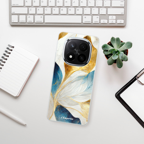 Silikonové pouzdro iSaprio - Xiaomi Redmi Note 14 Pro 5G / Note 14 Pro Plus 5G - Blue Leaves
