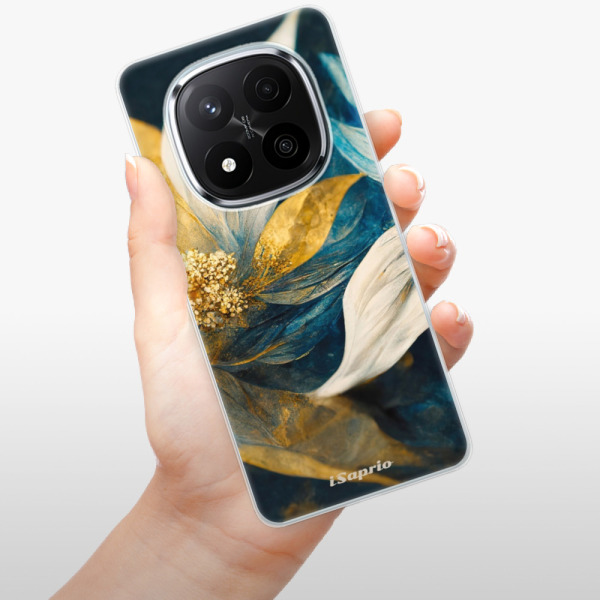 Silikonové pouzdro iSaprio - Xiaomi Redmi Note 14 Pro 5G / Note 14 Pro Plus 5G - Gold Petals