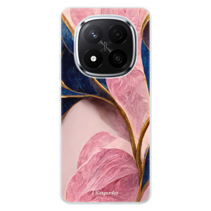 Silikonové pouzdro iSaprio - Xiaomi Redmi Note 14 Pro 5G / Note 14 Pro Plus 5G - Pink Blue Leaves