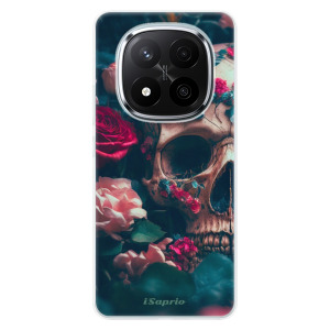 Silikonové pouzdro iSaprio - Xiaomi Redmi Note 14 Pro 5G / Note 14 Pro Plus 5G - Skull in Roses