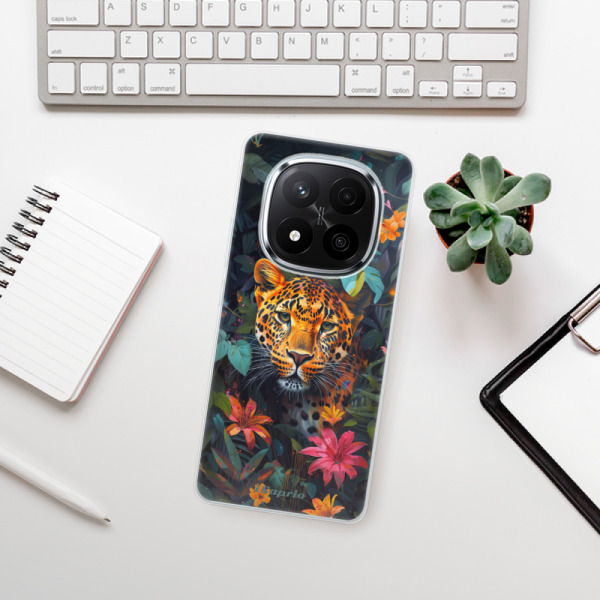 Silikonové pouzdro iSaprio - Xiaomi Redmi Note 14 Pro 5G / Note 14 Pro Plus 5G - Flower Jaguar