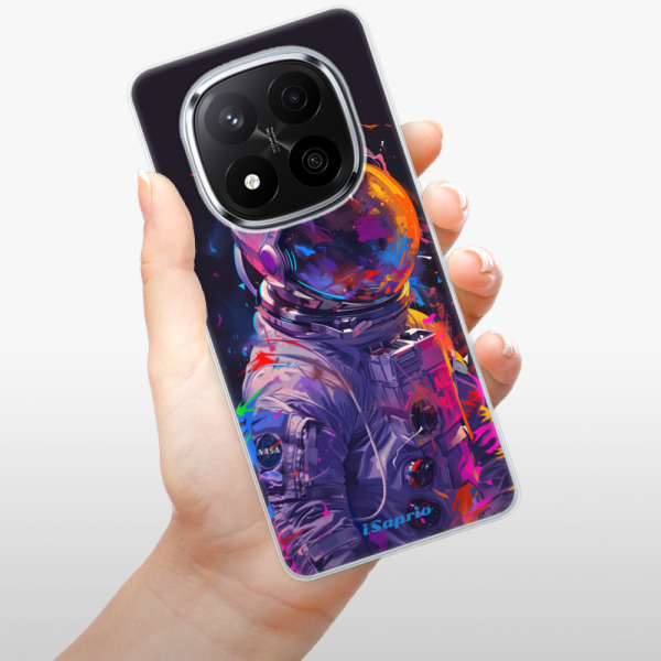 Silikonové pouzdro iSaprio - Xiaomi Redmi Note 14 Pro 5G / Note 14 Pro Plus 5G - Neon Astronaut