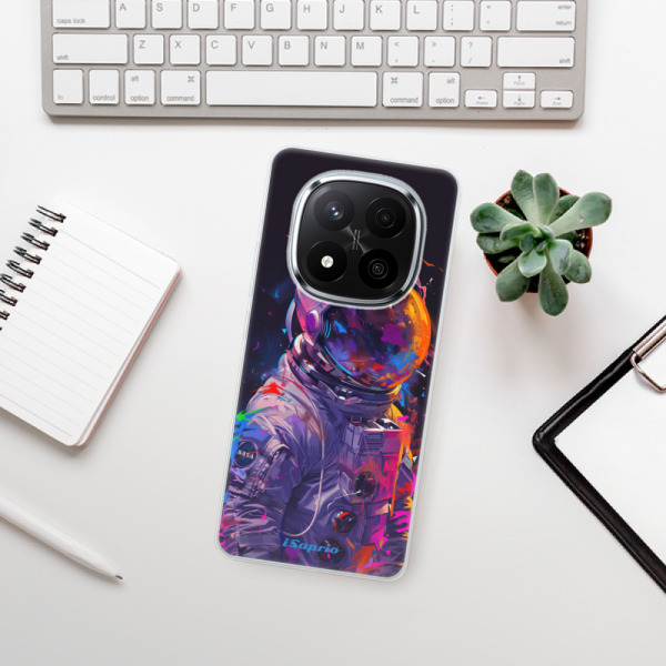 Silikonové pouzdro iSaprio - Xiaomi Redmi Note 14 Pro 5G / Note 14 Pro Plus 5G - Neon Astronaut