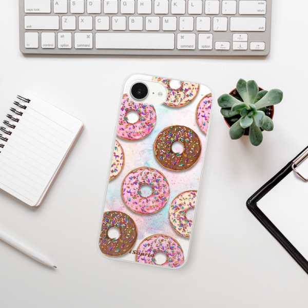 Silikonové pouzdro iSaprio - Apple iPhone 16e / iPhone 17e - Donuts 11