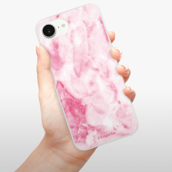 Silikonové pouzdro iSaprio - Apple iPhone 16e / iPhone 17e - RoseMarble 16