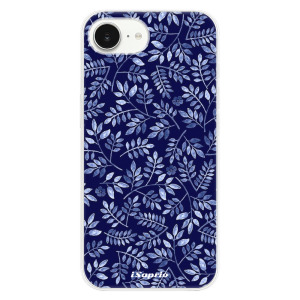 Silikonové pouzdro iSaprio - Apple iPhone 16e / iPhone 17e - Blue Leaves 05