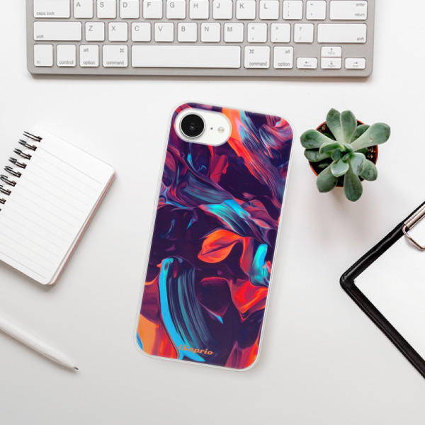 Silikonové pouzdro iSaprio - Apple iPhone 16e / iPhone 17e - Color Marble 19