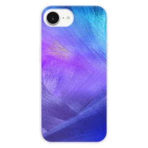 Silikonové pouzdro iSaprio - Apple iPhone 16e / iPhone 17e - Purple Feathers