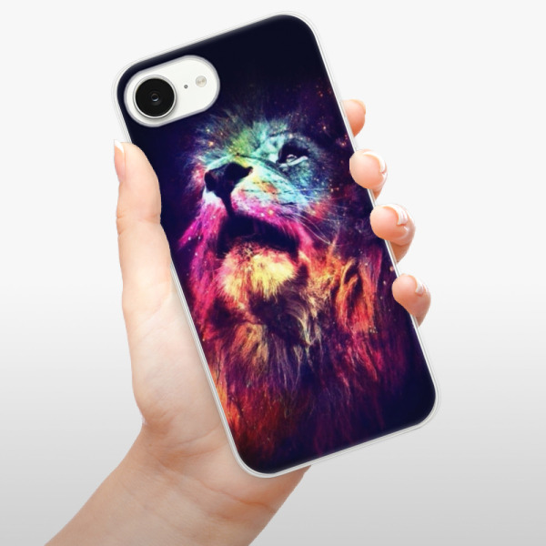 Silikonové pouzdro iSaprio - Apple iPhone 16e / iPhone 17e - Lion in Colors
