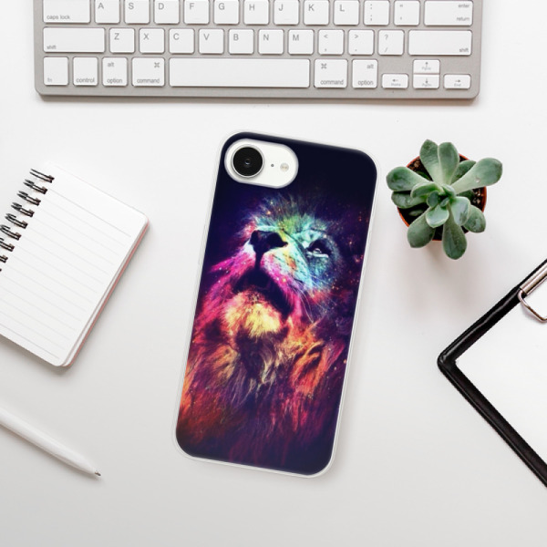 Silikonové pouzdro iSaprio - Apple iPhone 16e / iPhone 17e - Lion in Colors