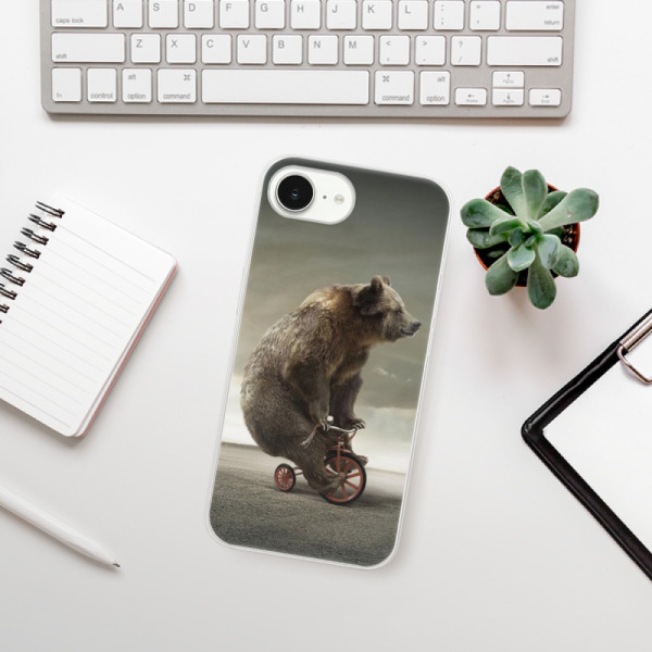 Silikonové pouzdro iSaprio - Apple iPhone 16e / iPhone 17e - Bear 01