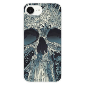 Silikonové pouzdro iSaprio - Apple iPhone 16e / iPhone 17e - Abstract Skull