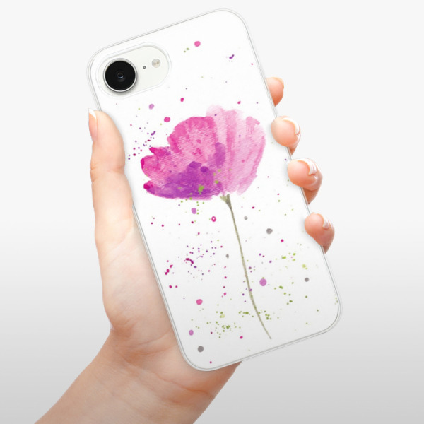 Silikonové pouzdro iSaprio - Apple iPhone 16e / iPhone 17e - Poppies