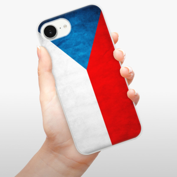 Silikonové pouzdro iSaprio - Apple iPhone 16e / iPhone 17e - Vlajka Česká republika