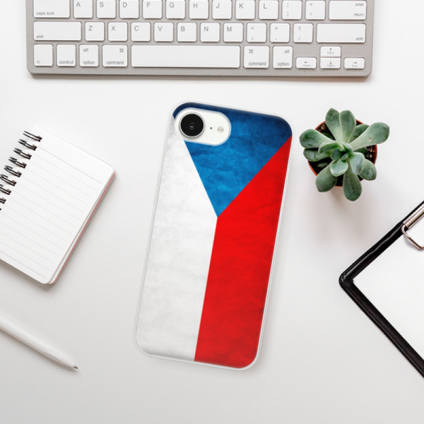 Silikonové pouzdro iSaprio - Apple iPhone 16e / iPhone 17e - Vlajka Česká republika