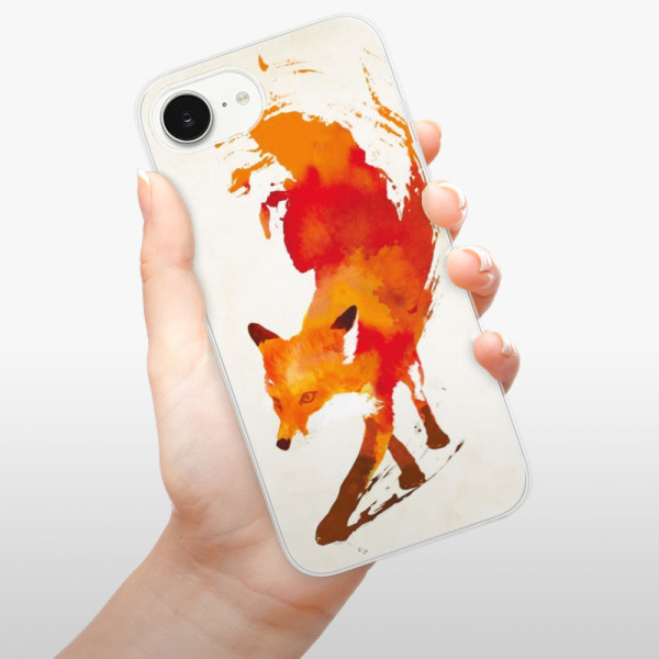 Silikonové pouzdro iSaprio - Apple iPhone 16e / iPhone 17e - Fast Fox
