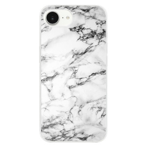 Silikonové pouzdro iSaprio - Apple iPhone 16e / iPhone 17e - White Marble 01