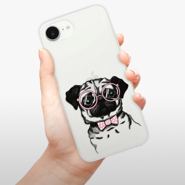 Silikonové pouzdro iSaprio - Apple iPhone 16e / iPhone 17e - The Pug