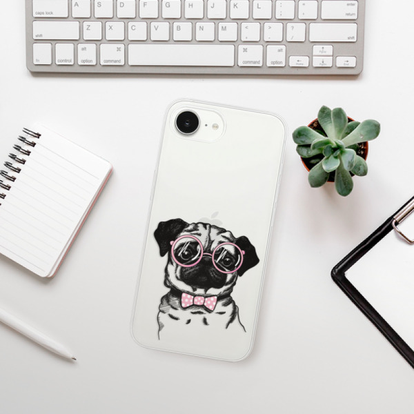 Silikonové pouzdro iSaprio - Apple iPhone 16e / iPhone 17e - The Pug