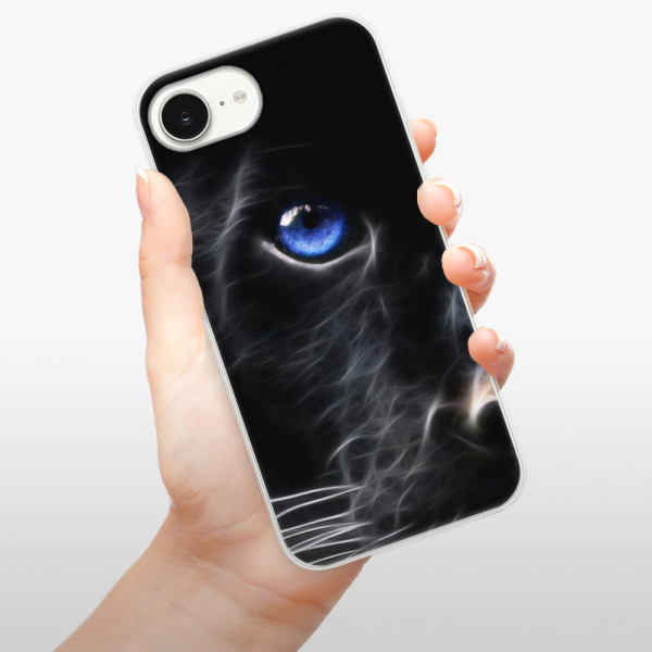 Silikonové pouzdro iSaprio - Apple iPhone 16e / iPhone 17e - Black Puma