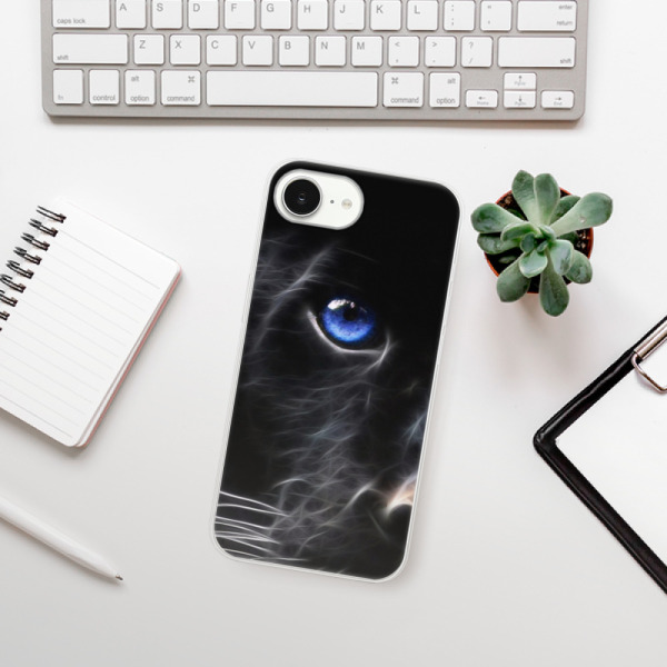Silikonové pouzdro iSaprio - Apple iPhone 16e / iPhone 17e - Black Puma