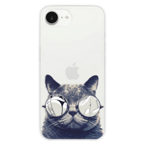 Silikonové pouzdro iSaprio - Apple iPhone 16e / iPhone 17e - Crazy Cat 01