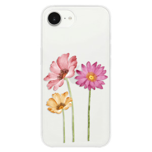 Silikonové pouzdro iSaprio - Apple iPhone 16e / iPhone 17e - Three Flowers