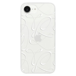 Silikonové pouzdro iSaprio - Apple iPhone 16e / iPhone 17e - Fancy - white