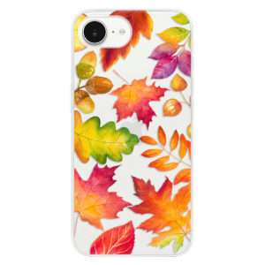 Silikonové pouzdro iSaprio - Apple iPhone 16e / iPhone 17e - Autumn Leaves 01