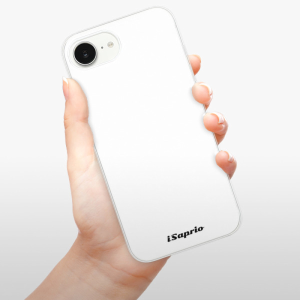 Silikonové pouzdro iSaprio - Apple iPhone 16e / iPhone 17e - 4Pure - bílé