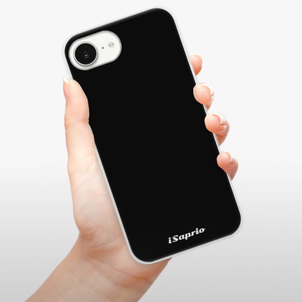 Silikonové pouzdro iSaprio - Apple iPhone 16e / iPhone 17e - 4Pure - černé