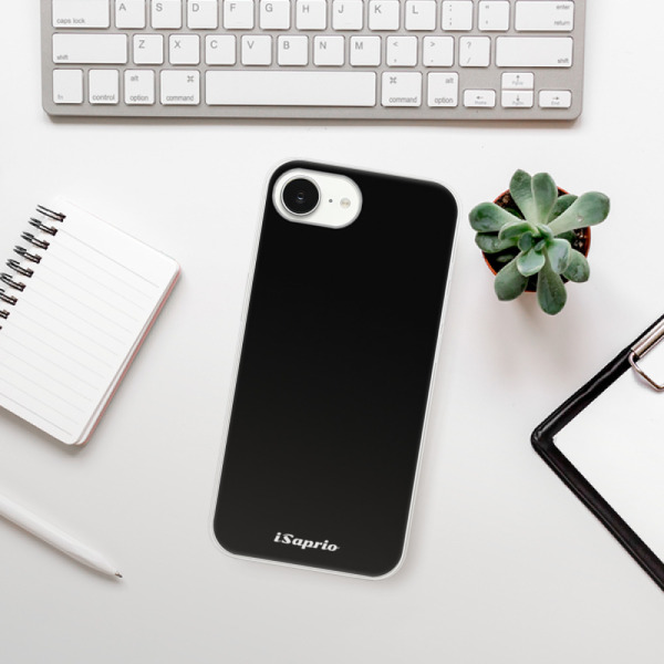 Silikonové pouzdro iSaprio - Apple iPhone 16e / iPhone 17e - 4Pure - černé