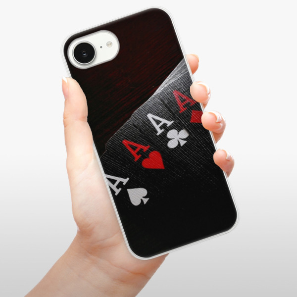 Silikonové pouzdro iSaprio - Apple iPhone 16e / iPhone 17e - Poker